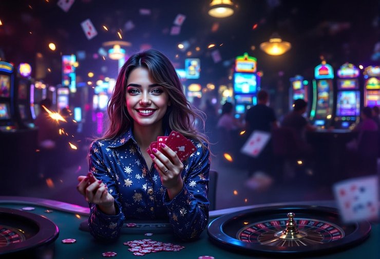 Dealer profesional memandu sesi Live Casino di juragan4d secara real-time