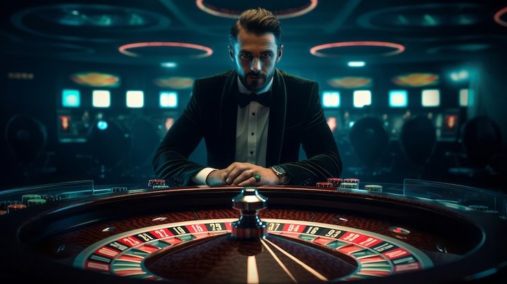 Tampilan live casino juragan4d dengan dealer langsung dan suasana kasino nyata